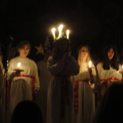 Schwedisches Lichtfest "Lucia" am 13. Dezember