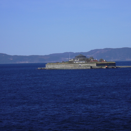 'Munkholmen' - Insel vor Trondheim im Fjord