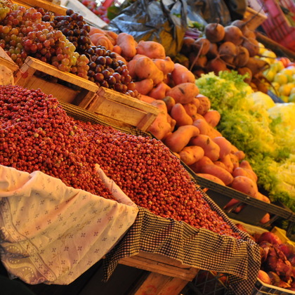 Fruits et légumes d'une "feria"